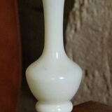 White opaline vase