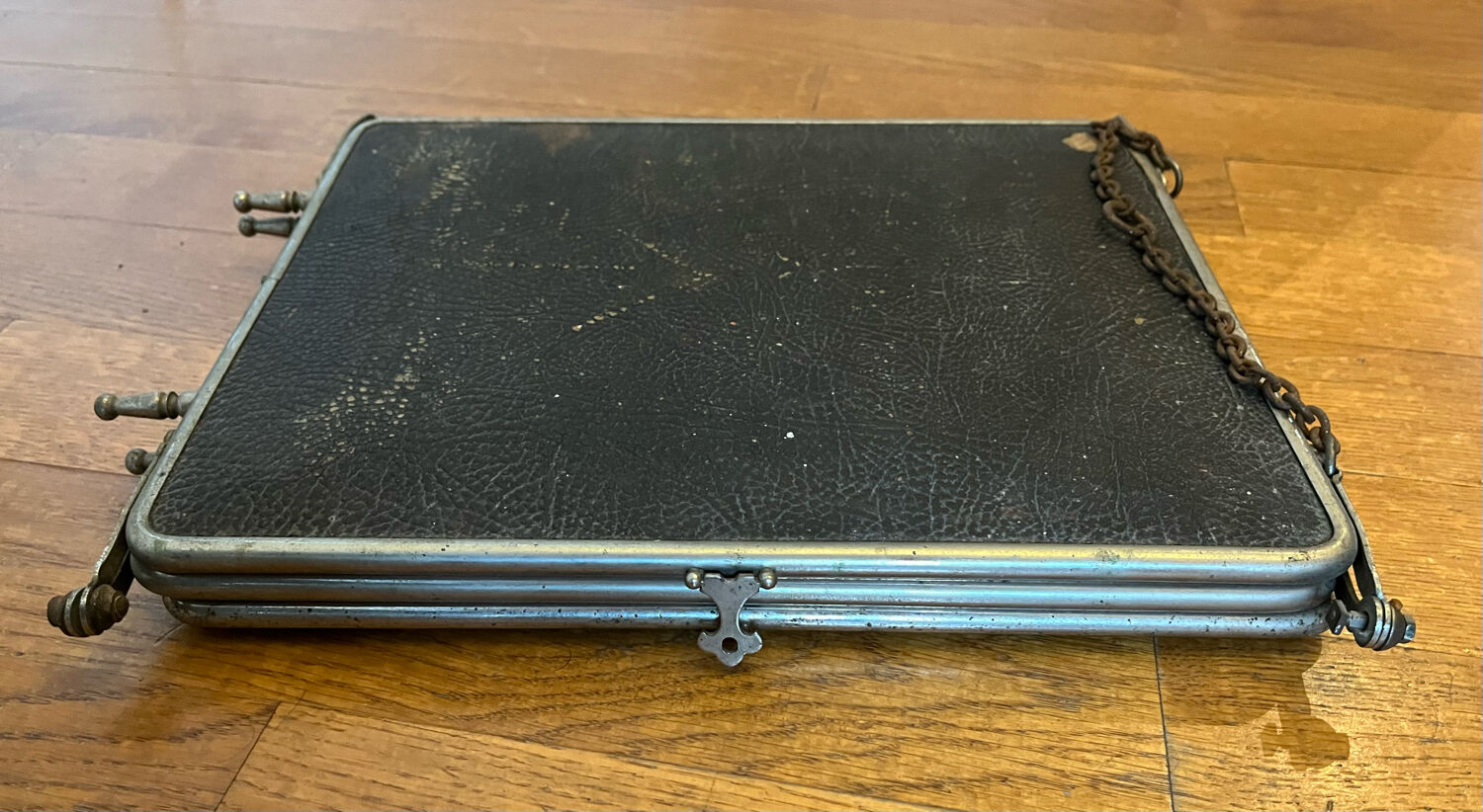 Triptych mirror or barber's mirror