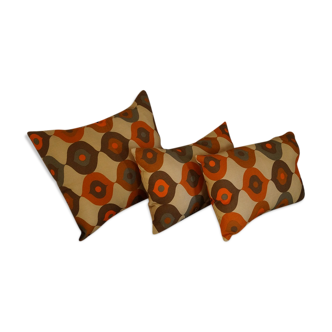 Lot of 3 cushions 1970