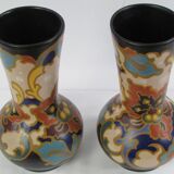 Pair of Régina Rosario vases, Gouda Holland