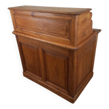 Solid oak shop counter