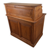 Solid oak shop counter