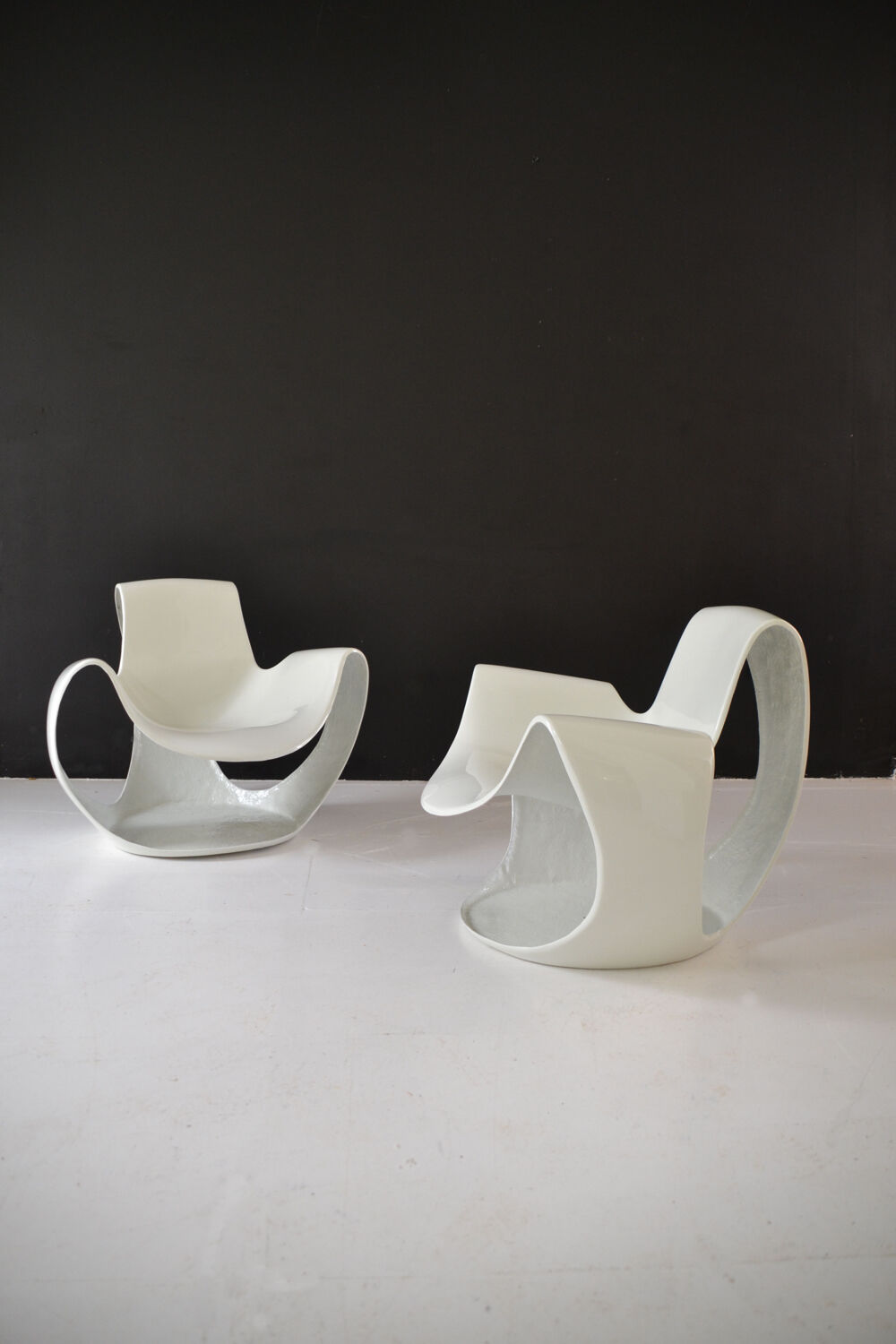 Pair of Albatros armchairs by Danielle Quarante for Airborne