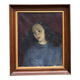 Oil portrait of young woman by Jean Hynderick