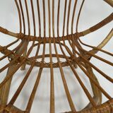 Vintage rattan chair by Dirk van Sliedregt Rohe Noordwolde 1960 in the Netherlands