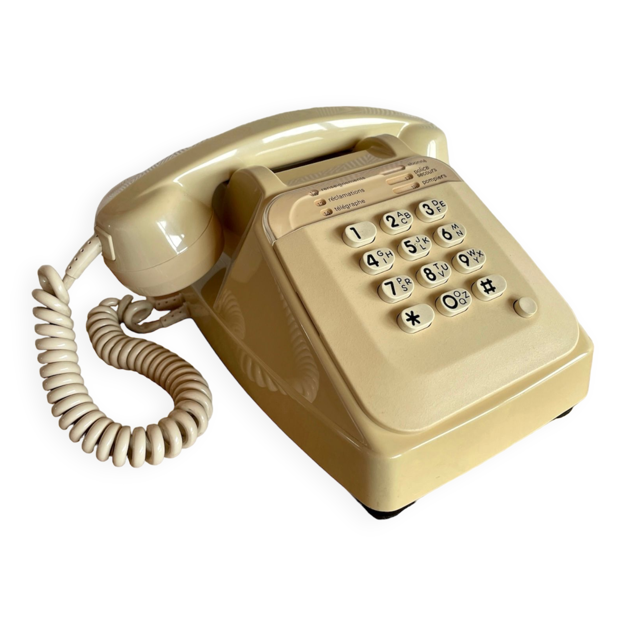Socotel S63 phone with keys from the 80s