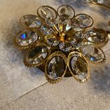 Paire d’appliques fleurs Palwa