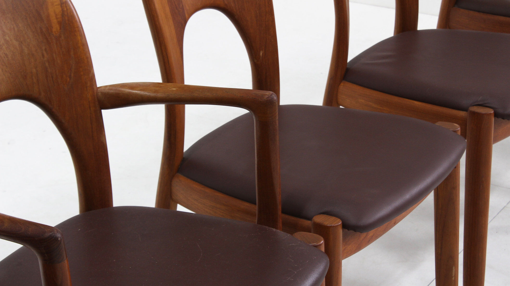 Vintage Danish dining chairs by Niels Koefoed for Koefoeds Hornslet, set of 6