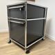 USM Haller wheeled cabinet in Anthracite Grey