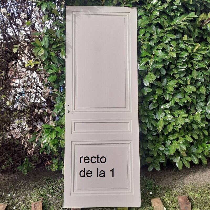 Set of 4 old solid wood interior doors