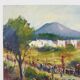 Oil on wood by Riccardo Capone Procession 50s 60s