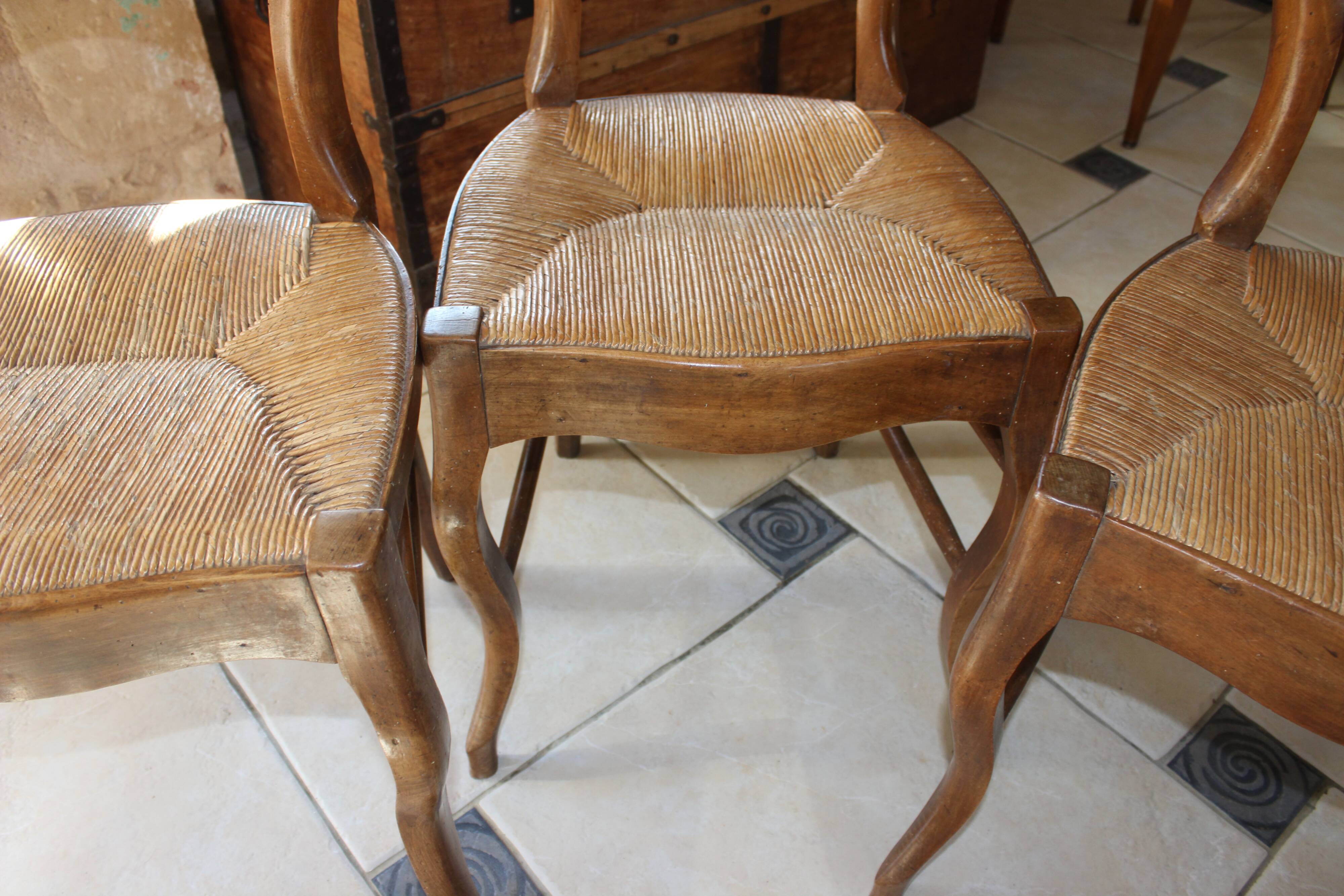 3 Louis Philippe style chairs