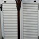 Rattan coat rack
