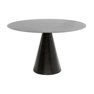Table Mayra effet usé/ noir mat
