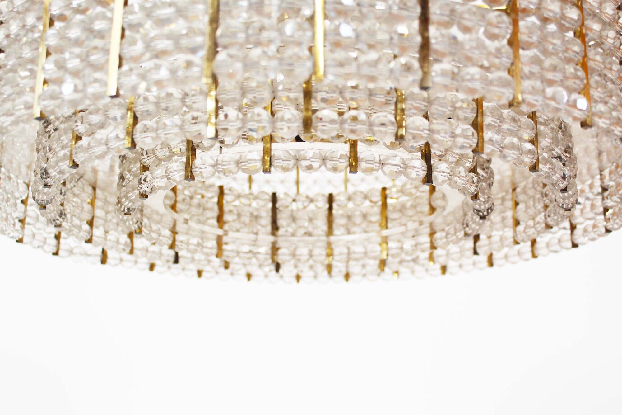 Vintage chandelier by Emil Stejnar for Rupert Nikoll Austria 1960's