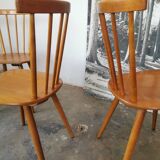 Set of 4 vintage bar bistro chairs