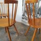 Set de 4 chaises bistrot à barreaux vintage