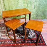 Table basse vintage rétro vintage en teck par McIntosh 1960
