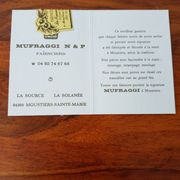 Vase signé Moustier