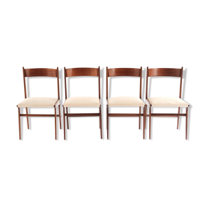 4 chaises en bois de