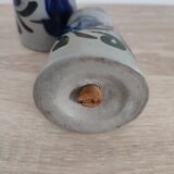 Vintage blue salt and pepper shaker set
