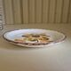 Set of 70's flower decorated plates