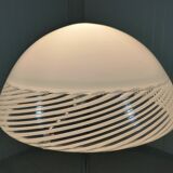 Italian floor lamp glass shade 1960’s