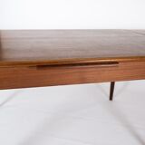 Dining table in teak with extensions of danish design from the 1960s