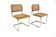 Set of 2 "B32" chairs, Marcel Breuer, Italy, 1990