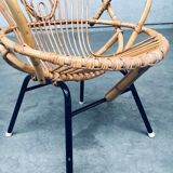 Set of Rattan Lounge Chairs attributed to Rohe Noordwolde, 1960s