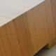 Coffee table Ecart International by Andrée Putman model "crossing" oak wood