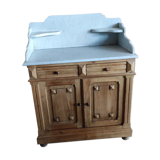 Bathroom furniture, marble and wood