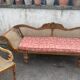 Colonial teak lounge: 3-seater sofa and 2 planter chairs.