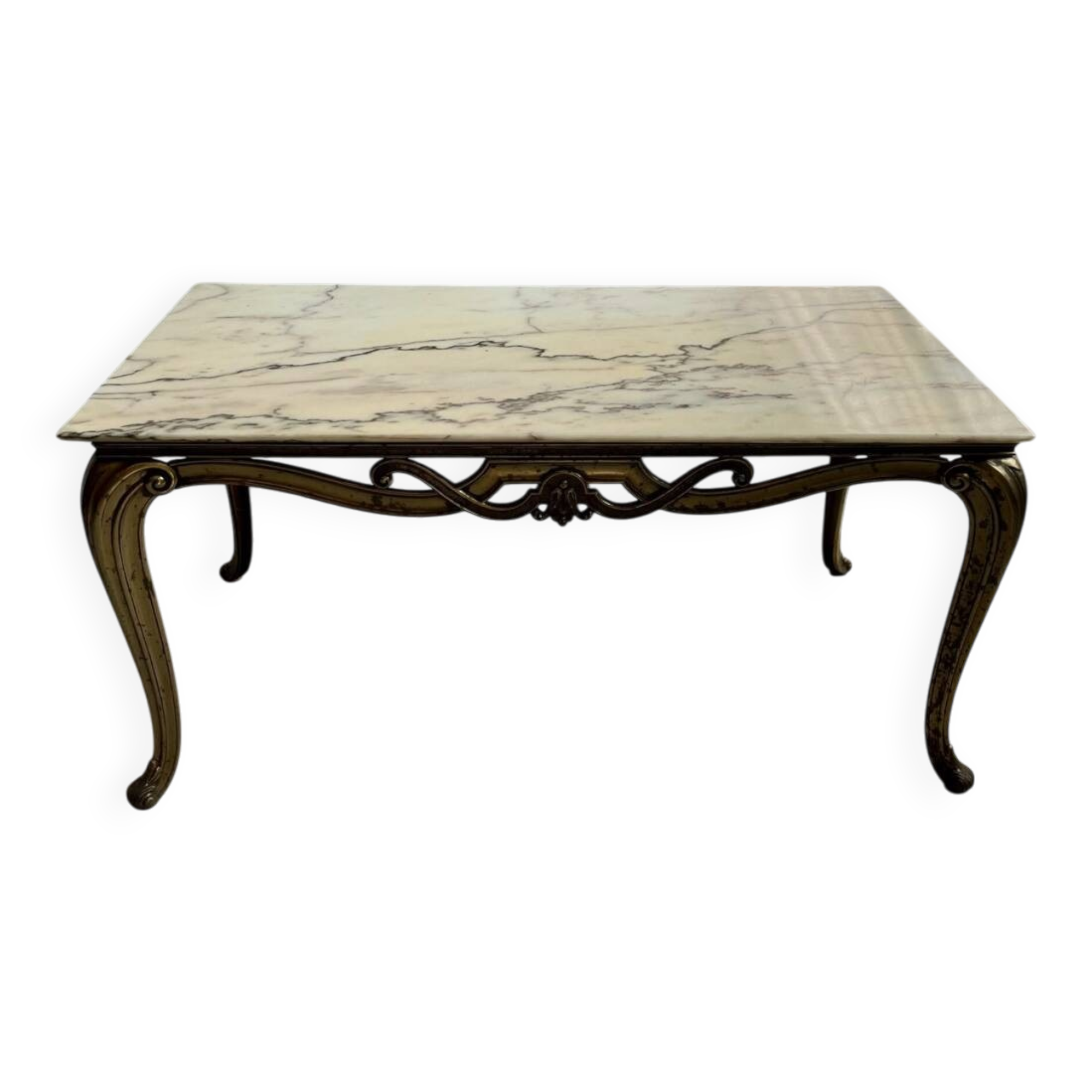 Table basse plateau en marbre