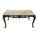 Table basse plateau en marbre