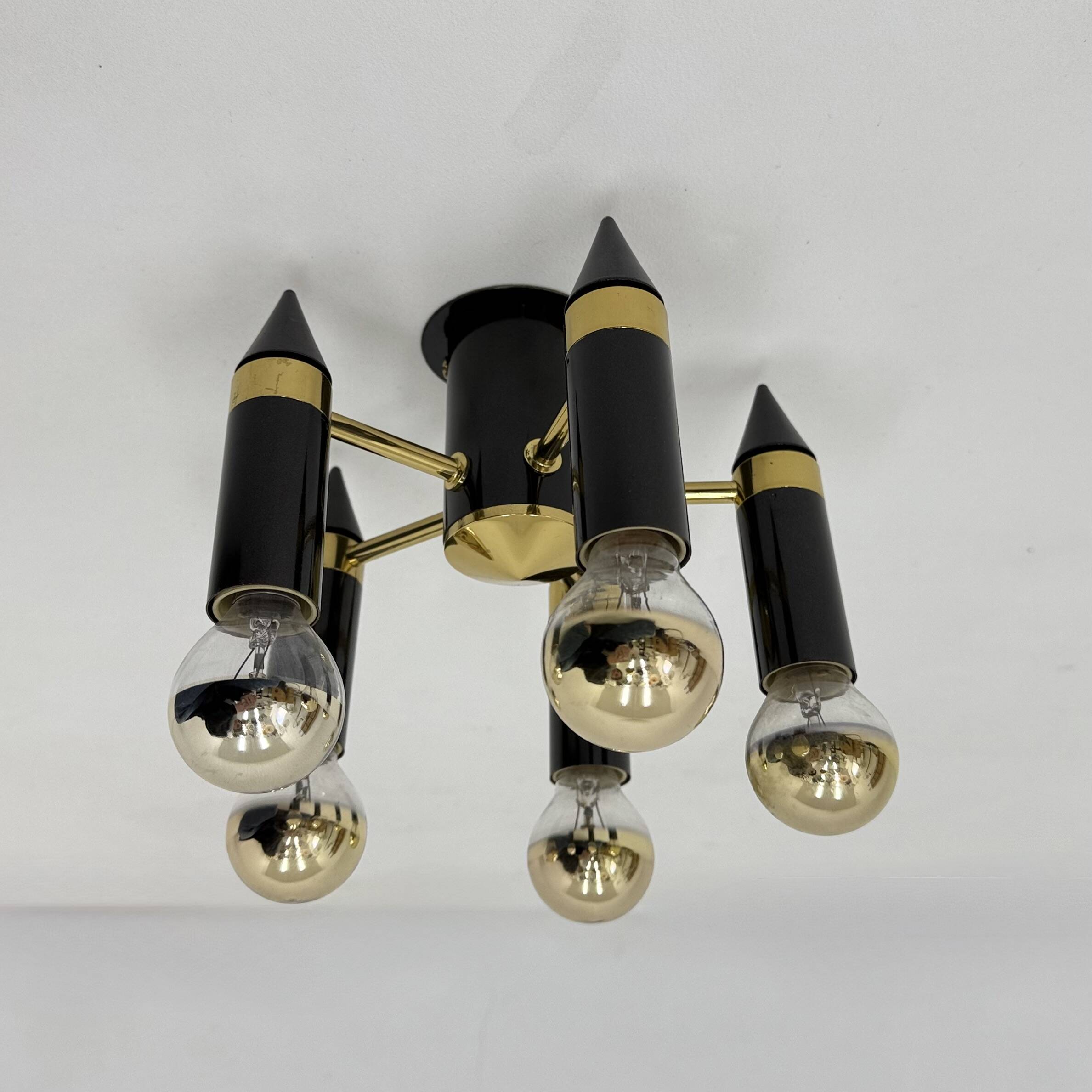 Plafonnier vintage Schmitz leuchten, Allemagne 1970