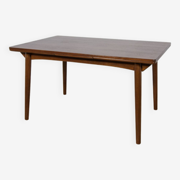 Table de salle à manger extensible vintage en teck, Danemark, 1960s