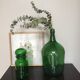 Jarl or Pot of apothecary 70s in green glass