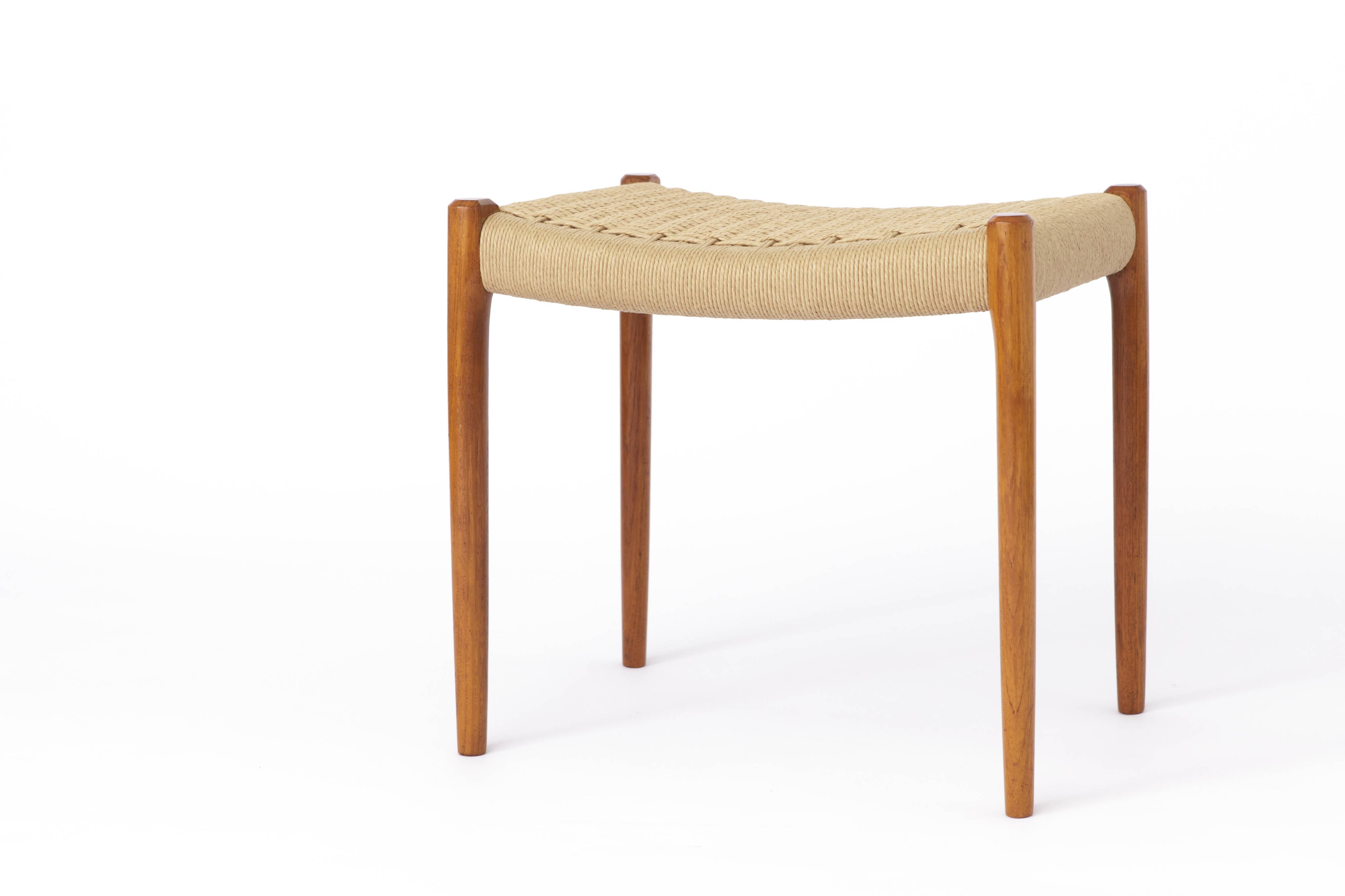 1 of 2 Niels Moller Ottoman Teak 1950s Vintage