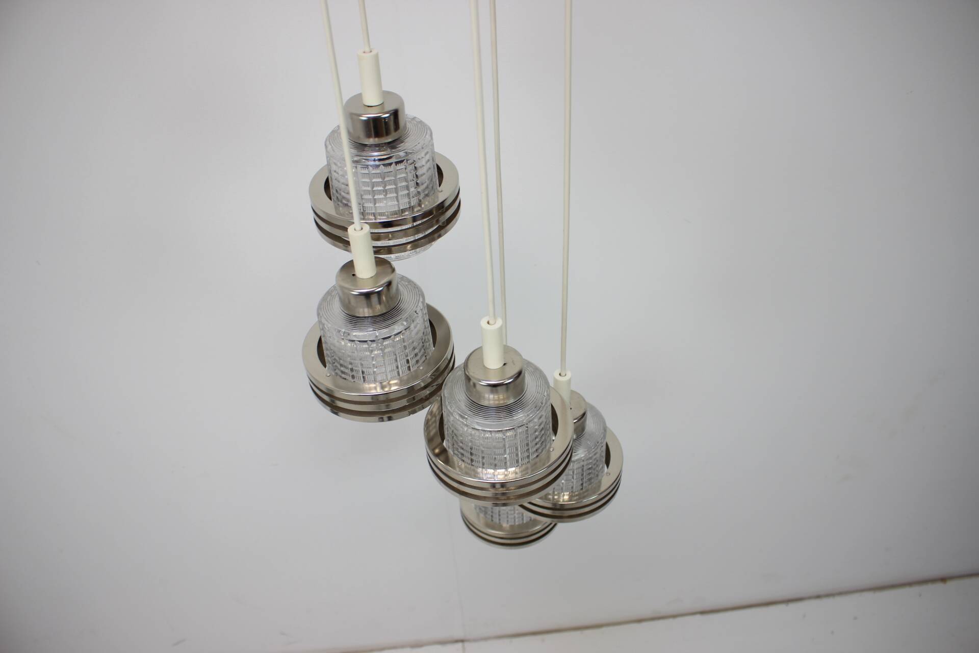 1960s Waterfall Candlestick, Czechoslovakia