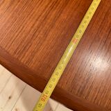 Baumann scandinavian scandinavian teak round table with 2 scandinavian extensions