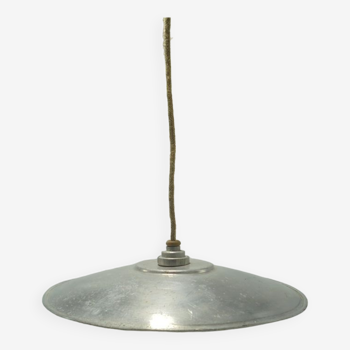 Vintage aluminum pendant lamp