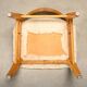 Henning Kjærnulf dining chairs set in Oak and Sheepskin, Denmark, 1960s