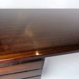 Desk made In Rosewood By Omann Jun. Møbelfabrik From 1960s