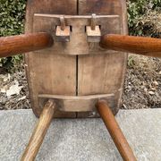 Pair of vintage Tyrolean chairs in solid wood