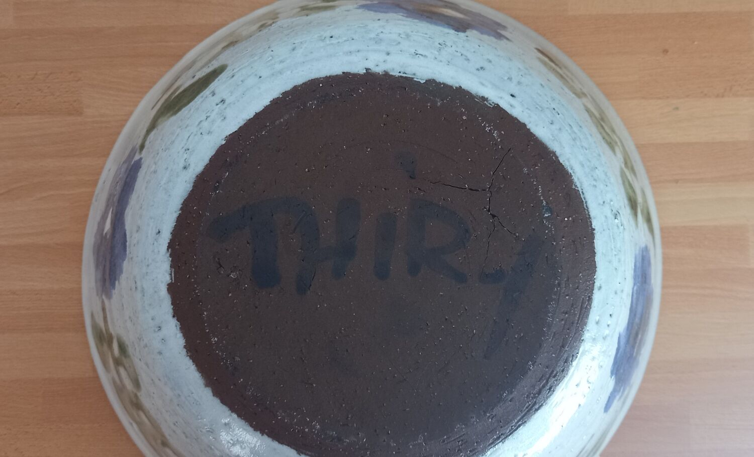 Ceramic salad bowl by Albert and Pyot Thiry in Vallauris