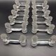 12 Baccarat crystal knife holders, Houdon model, 19th century.