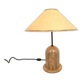 Lampe de table vintage en travertin, 1970
