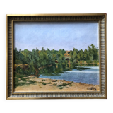 Naturalist painting oil on canvas