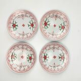Lot de 4 assiettes anciennes en porcelaine Arita